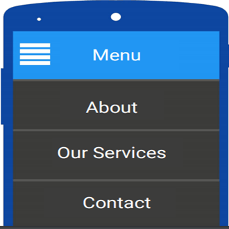 طراحی منو برای سایت موبایل فرندلی