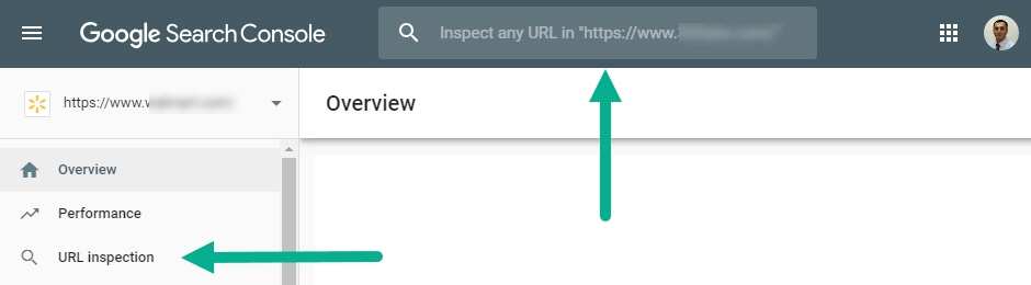 ابزار URL inspection گوگل سرچ کنسول