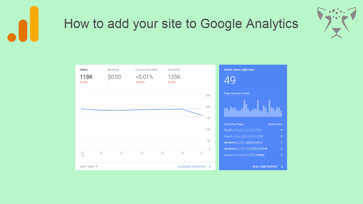 آموزش اضافه کردن سایت به گوگل آنالیتیکس